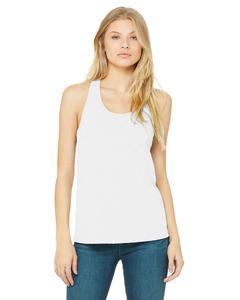 Bella+Canvas B6008 - Ladies Jersey Racerback Tank White