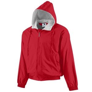 Augusta Sportswear 3280 - Hooded Fleece Lined Jacket Red
