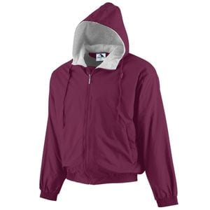Augusta Sportswear 3280 - Hooded Fleece Lined Jacket Maroon