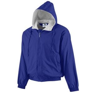 Augusta Sportswear 3280 - Hooded Fleece Lined Jacket Purple