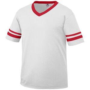 Augusta Sportswear 360 - V-Neck Jersey with Striped Sleeves