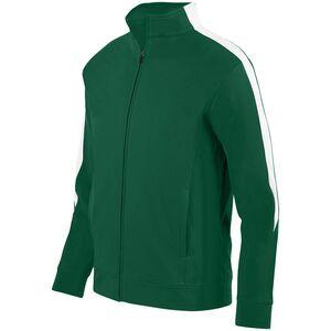 Augusta Sportswear 4396 - Youth Medalist Jacket 2.0 Dark Green/White