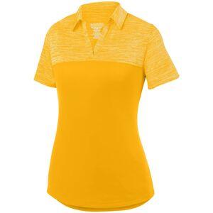 Augusta Sportswear 5413 - Ladies Shadow Tonal Heather Polo Gold