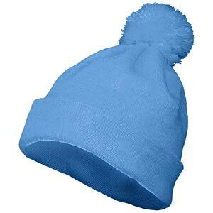 Augusta Sportswear 6816 - Pom Beanie Columbia Blue