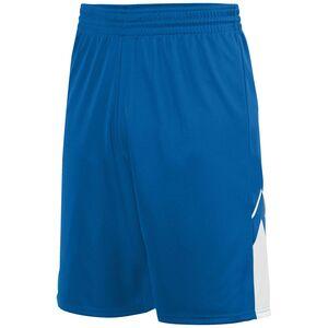 Augusta Sportswear 1169 - Youth Alley Oop Reversible Short Royal/White