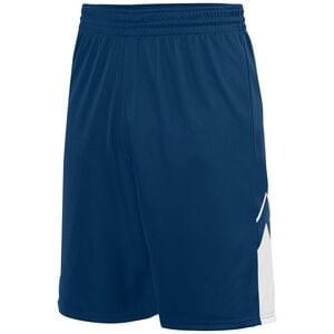 Augusta Sportswear 1169 - Youth Alley Oop Reversible Short Navy/White