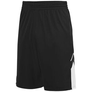 Augusta Sportswear 1169 - Youth Alley Oop Reversible Short Black/White