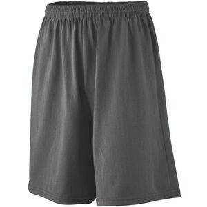 Augusta Sportswear 915 - Longer Length Jersey Short Black