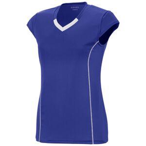 Augusta Sportswear 1218 - Ladies Blash Jersey Purple/White