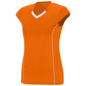 Augusta Sportswear 1218 - Ladies Blash Jersey Power Orange/ White