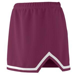 Augusta Sportswear 9125 - Ladies Energy Skirt Maroon/White