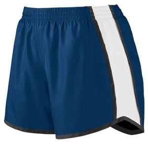 Augusta Sportswear 1266 - Girls Pulse Team Short Navy/White/Black