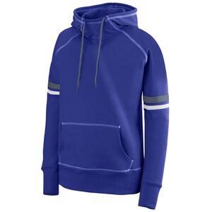 Augusta Sportswear 5440 - Ladies Spry Hoodie Purple/ White/ Graphite