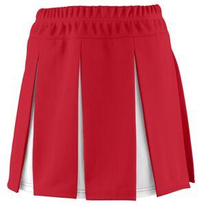 Augusta Sportswear 9116 - Girls Liberty Skirt Red/White