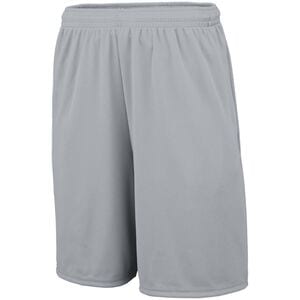 Augusta Sportswear 1428 - Training Short With Pockets Silver Grey
