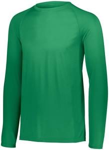 Augusta Sportswear 2796 - Youth Attain Wicking Long Sleeve Shirt Kelly