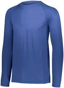 Augusta Sportswear 2796 - Youth Attain Wicking Long Sleeve Shirt Royal