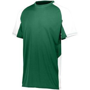 Augusta Sportswear 1518 - Youth Cutter Jersey Dark Green/White