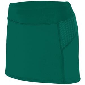 Augusta Sportswear 2421 - Girls Femfit Skort Dark Green/ Graphite