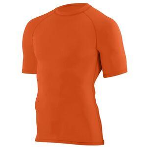 Augusta Sportswear 2600 - Hyperform Compression Short Sleeve Shirt Orange