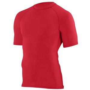 Augusta Sportswear 2600 - Hyperform Compression Short Sleeve Shirt Red