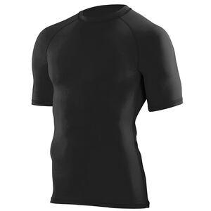 Augusta Sportswear 2601 - Youth Hyperform Compression Short Sleeve Shirt Black