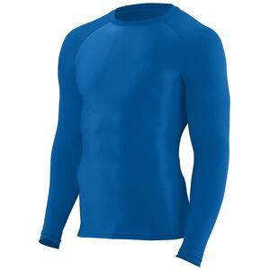 Augusta Sportswear 2604 - Hyperform Compression Long Sleeve Shirt Royal
