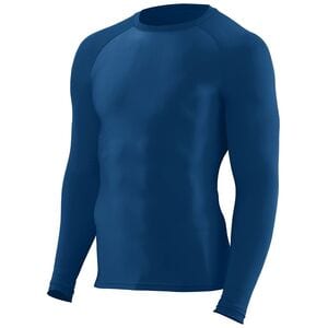 Augusta Sportswear 2604 - Hyperform Compression Long Sleeve Shirt Navy