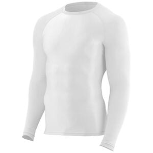 Augusta Sportswear 2605 - Youth Hyperform Compression Long Sleeve Shirt White