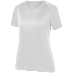 Augusta Sportswear 2793 - Girls Attain Raglan Sleeve Wicking Tee White