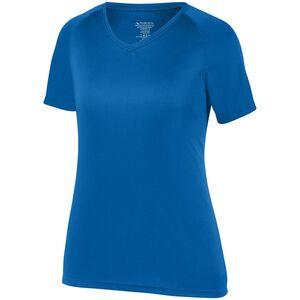 Augusta Sportswear 2793 - Girls Attain Raglan Sleeve Wicking Tee Royal