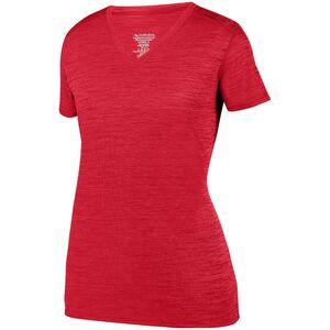 Augusta Sportswear 2902 - Ladies Shadow Tonal Heather Training Tee Red