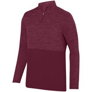 Augusta Sportswear 2908 - Shadow Tonal Heather 1/4 Zip Pullover Maroon