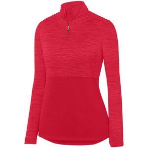 Augusta Sportswear 2909 - Ladies Shadow Tonal Heather 1/4 Zip Pullover