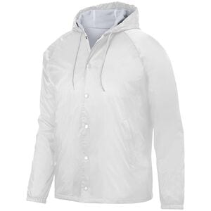 Augusta Sportswear 3102 - Hooded Coach's Jacket White
