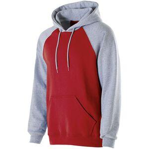 Holloway 229179 - Banner Hoodie Red/ Athletic Heather
