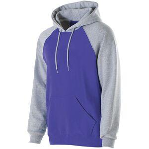 Holloway 229179 - Banner Hoodie Purple/Athletic Heather