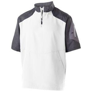 Holloway 229545 - Raider  Short Sleeve Pullover  Carbon Print/ White