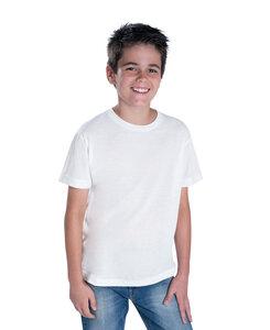 LAT Apparel LA1210 - LAT Sublivie Youth Sublimation Polyester Tee White