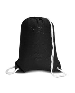 Liberty Bags LB8895 - Jersey Mesh Drawstring Backpack Black