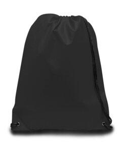 Liberty Bags LBA136 - Non-Woven Drawstring Tote Black