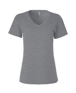 Next Level NL3940 - Women's Relaxed V Tee Heather Gray