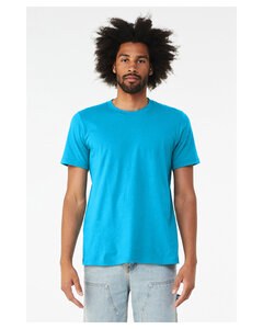 Bella+Canvas 3001CVC - Unisex Heather CVC T-Shirt Neon Blue