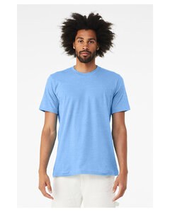 Bella+Canvas 3001CVC - Unisex Heather CVC T-Shirt Hth Carolina Blu