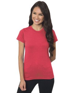 Bayside 4990 - Ladies Jersey T-Shirt Heather Red