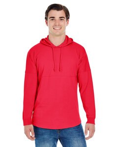 J. America JA8228 - Adult Game Day Jersey Hood Red