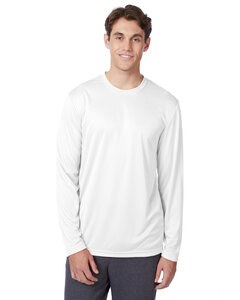 Hanes 482L - Adult Cool DRI® with FreshIQ Long-Sleeve Performance T-Shirt White