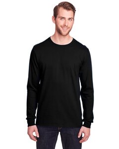 Fruit of the Loom IC47LSR - Adult ICONIC Long Sleeve T-Shirt Black Ink