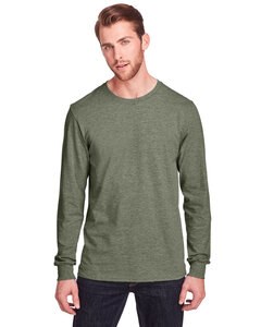 Fruit of the Loom IC47LSR - Adult ICONIC Long Sleeve T-Shirt Military Grn Hth