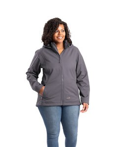 Berne WJS303 - Ladies Highland Softshell Jacket Grey